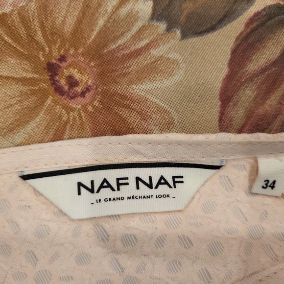 Naf Naf Pink and Lace Midi Summer Barbie Dress - Picture 5 of 6